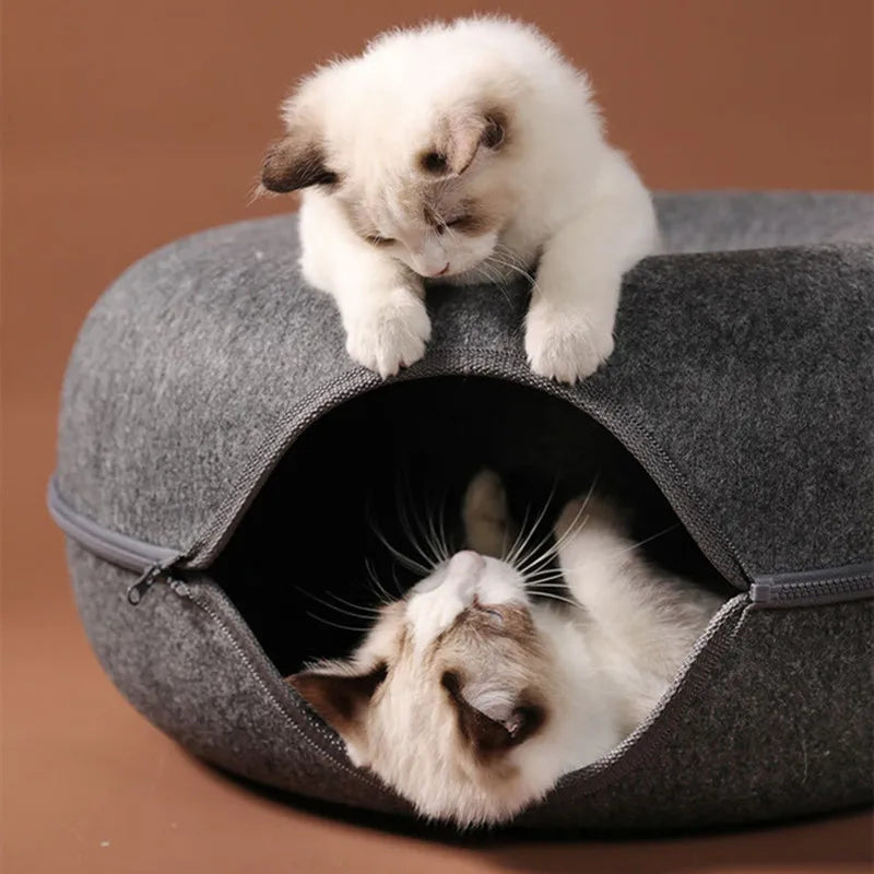 Cama para gatos Donut, túnel para gatos ✅ ✅