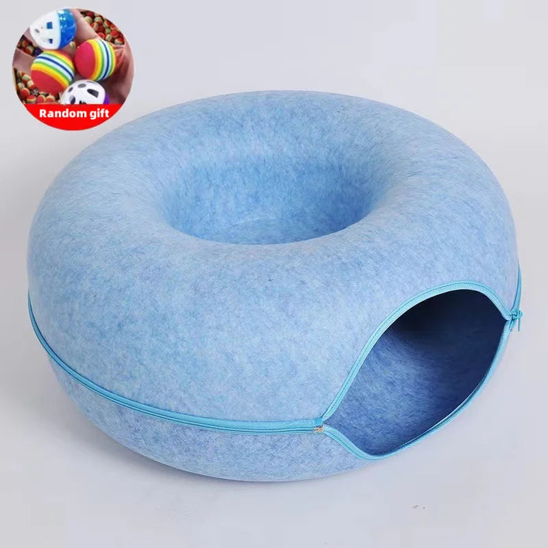 Cama para gatos Donut, túnel para gatos ✅ ✅