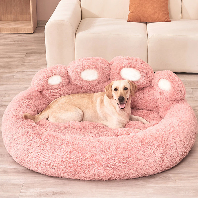 Cama mullida para perros, accesorios para perrera de felpa✅✅