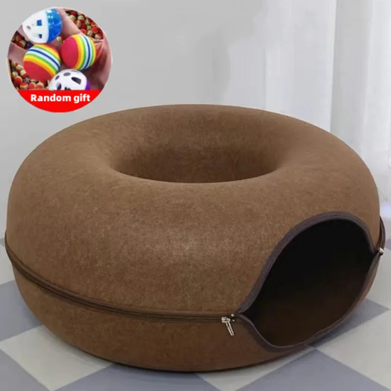 Cama para gatos Donut, túnel para gatos ✅ ✅