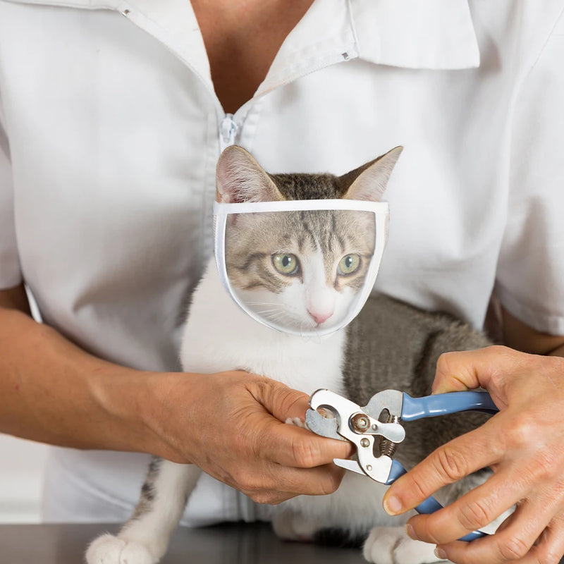 Boquillas antimordeduras para gatos, herramientas de viaje transpirables, SUMINISTROS DE ASEO de belleza para gatos, máscara para gatitos, suministros para mascotas