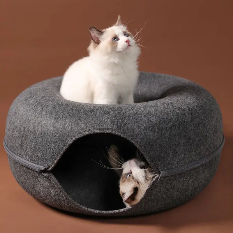 Cama para gatos Donut, túnel para gatos ✅ ✅