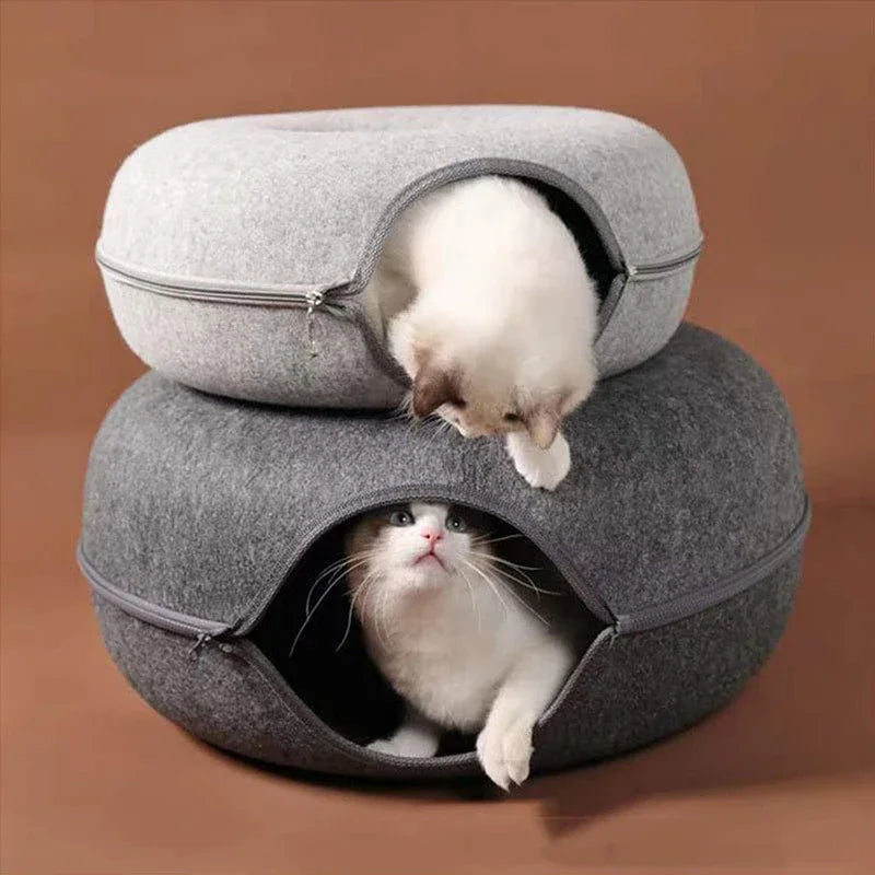 Cama para gatos Donut, túnel para gatos ✅ ✅