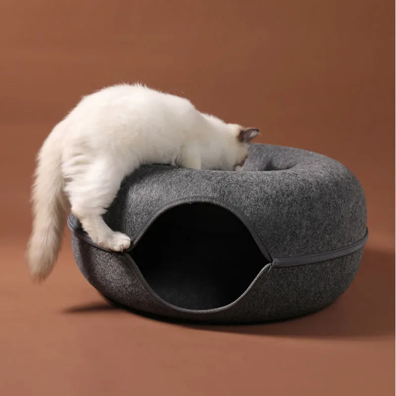 Cama para gatos Donut, túnel para gatos ✅ ✅