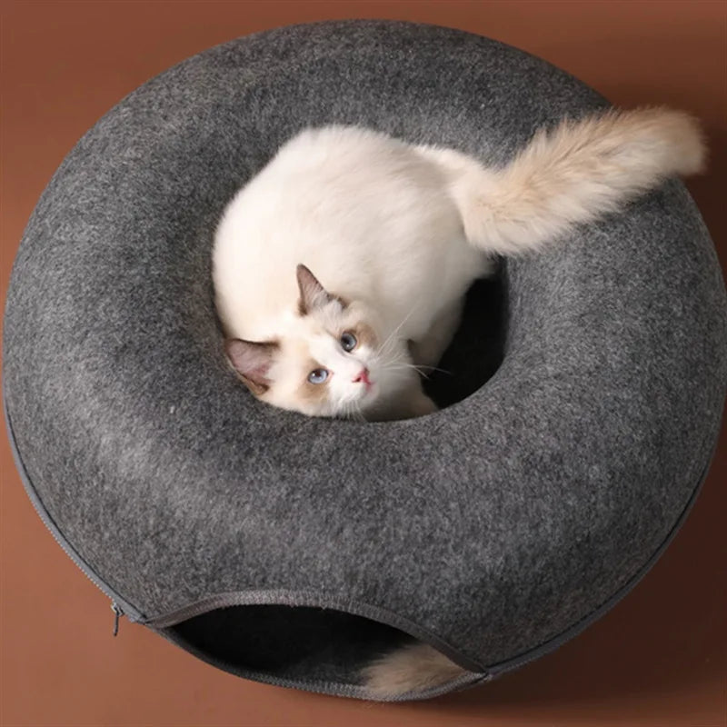 Cama para gatos Donut, túnel para gatos ✅ ✅