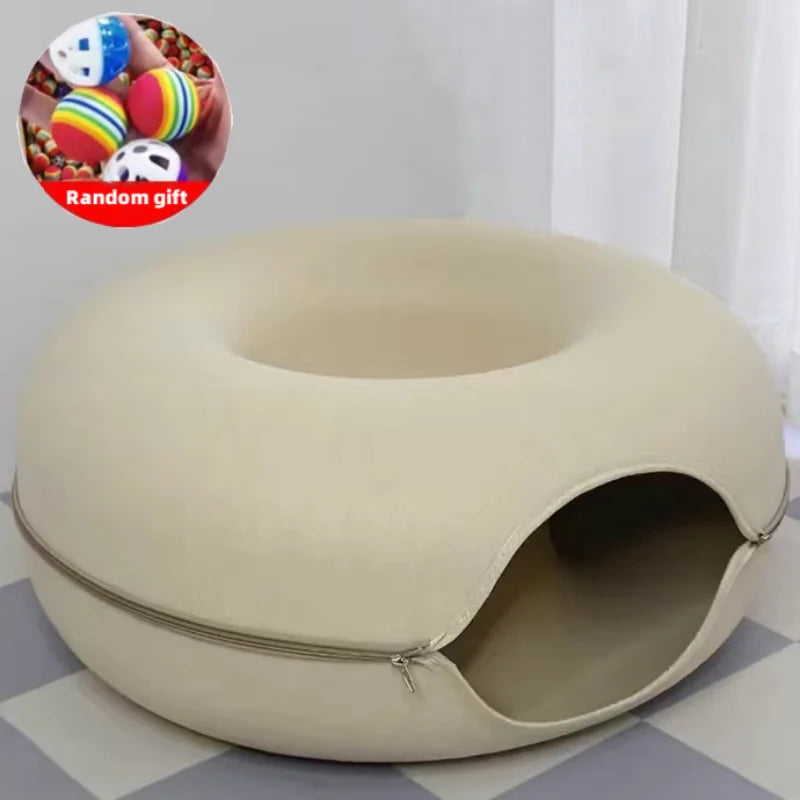 Cama para gatos Donut, túnel para gatos ✅ ✅