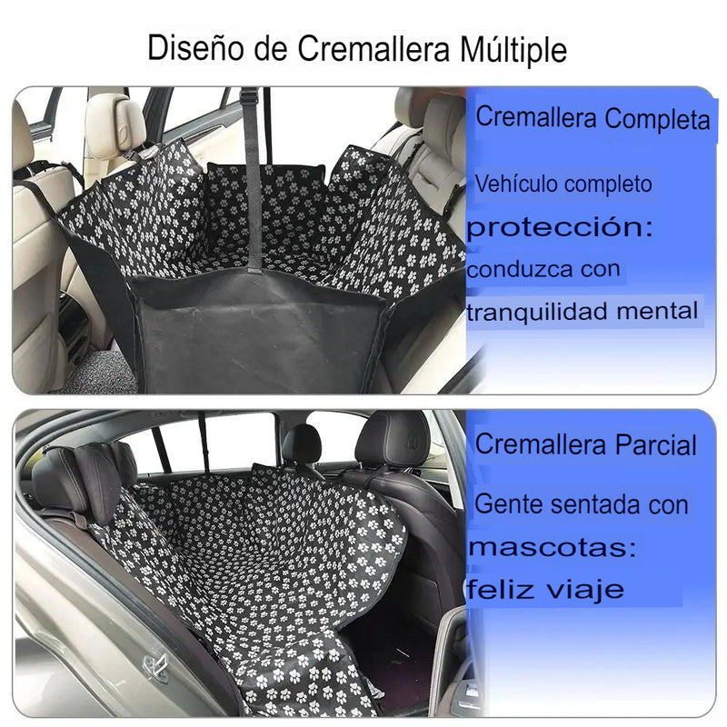 Protector impermeable para asiento de coche para perros, protector impreso para perro✅